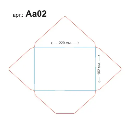 Конверты вырубные